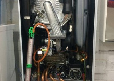 Boiler circuit board and wiring detail